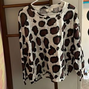 Cheetah Printed , thin long sleeve
